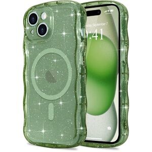 Glitter Green Phone Case